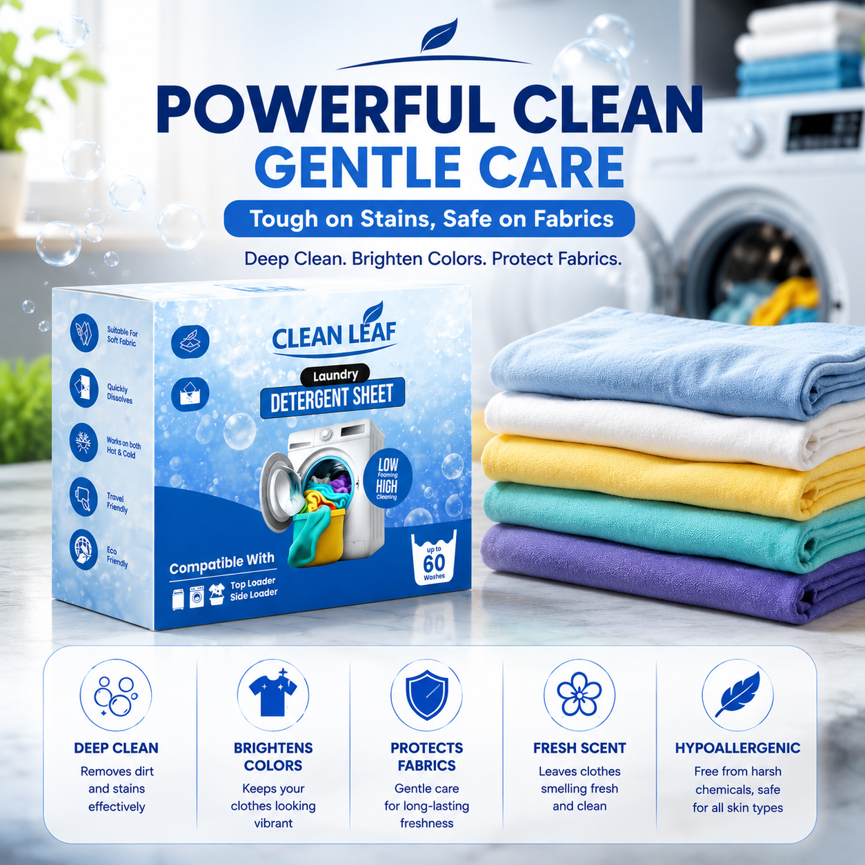 3X Laundry Detergent Sheets