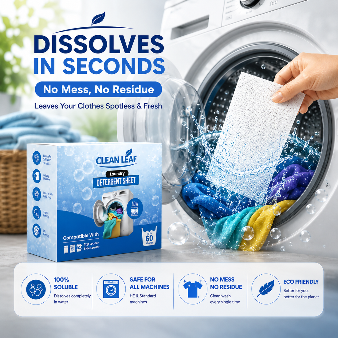 3X Laundry Detergent Sheets